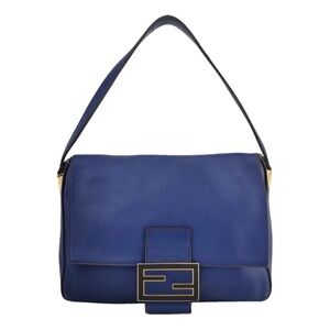 Fendi mama large leather baguette bag